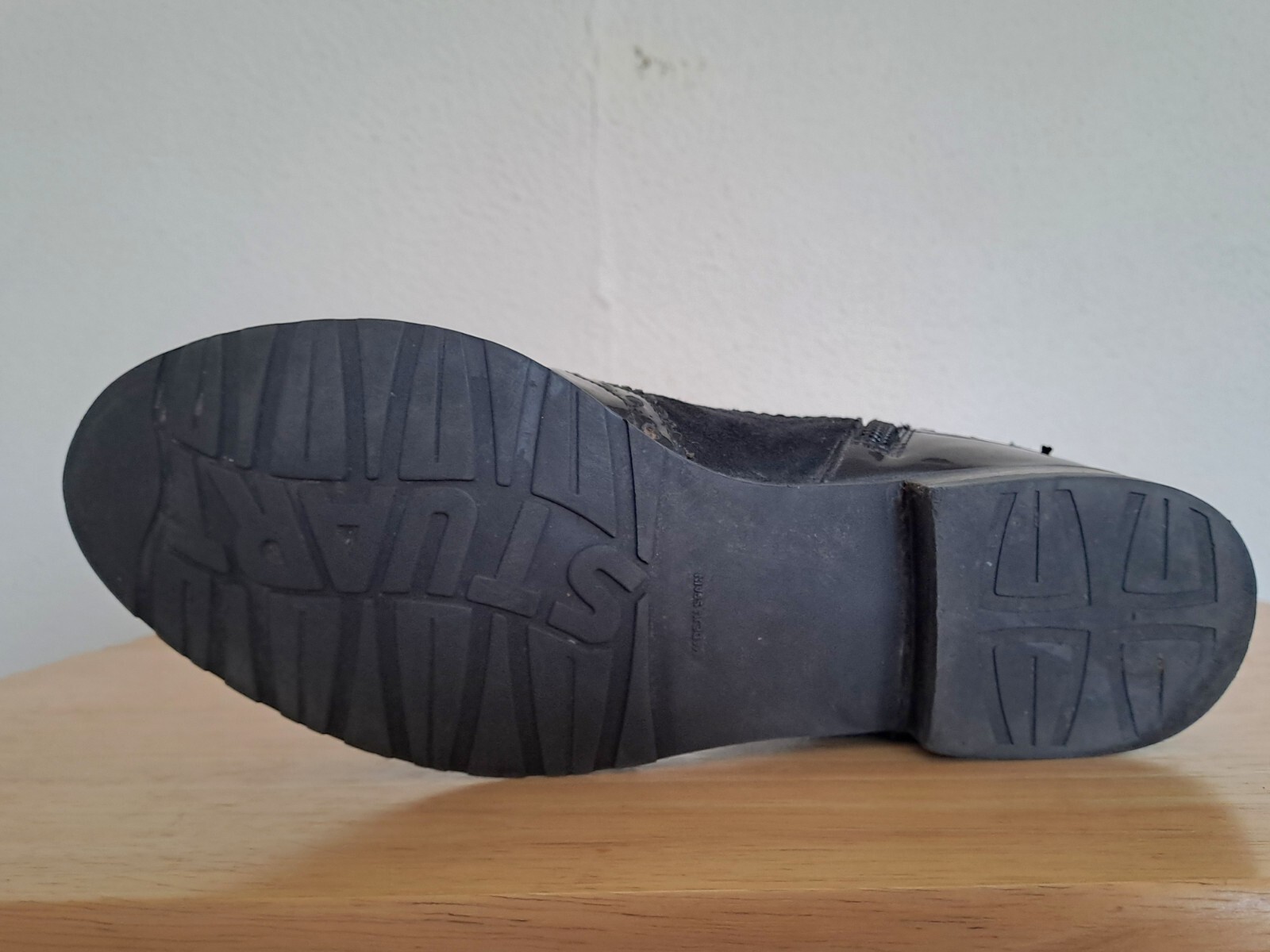 Stuart Weitzman Black Suede & Pattern Leather Win… - image 10