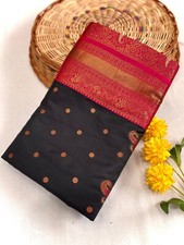 Sari Women Pure Banarasi Silk Saree Kanjivaram Heavy Saree With Blouse Piece N34