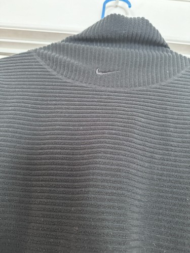 Nike Damen Pro hyperwarmer Velours Top Pullover Thermo Schwarz Large - Bild 10 von 11