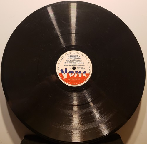 V-Disc No.828Robin Hood Dell Orchestra-Morley and Gearheart Piano Team-Sxath Myr - Imagen 3 de 10