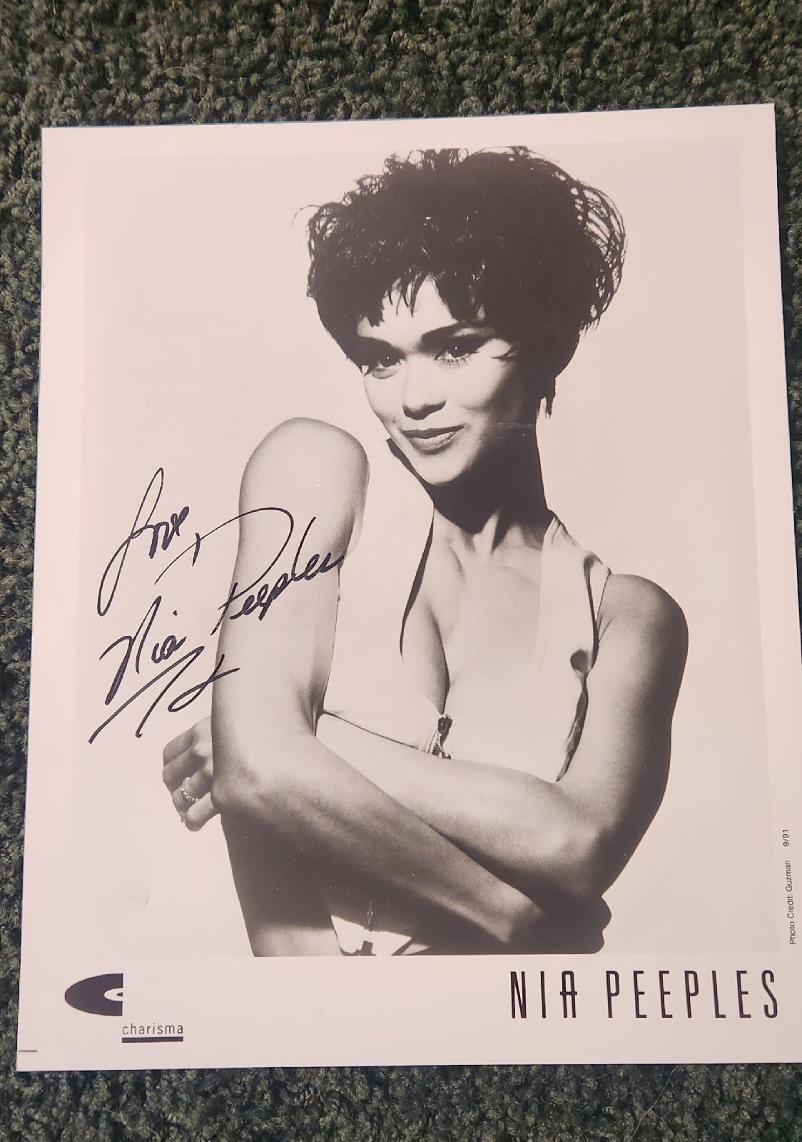 Bia Peeples Nia Peeples- 8x10 photo autograph by actress & musician | eBay