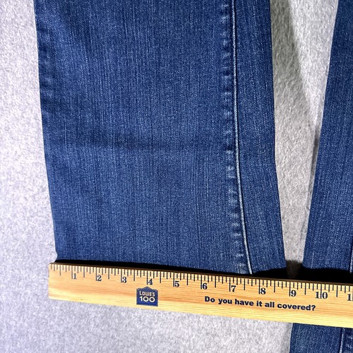 Pilcro Womens Jeans Blue Tag Size 25 (26x30) Low Rise Flared Stretch - Picture 6 of 14