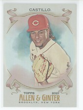 2021 Topps Allen & Ginter Hot Box Silver Portrait #159 Luis Castillo (Reds)