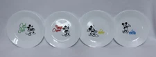 Corelle Disney Mickey Mouse 8.5" Salad Lunch Plates Set of 4 New
