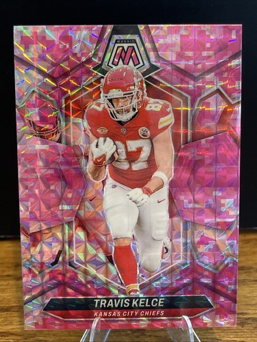 Travis Kelce 2024 Mosaic Pink Camo Prizm