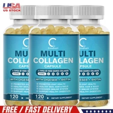 Multi Collagen Supplement Capsules Promote Healthy Anti-aging Bones,Hair,Nails