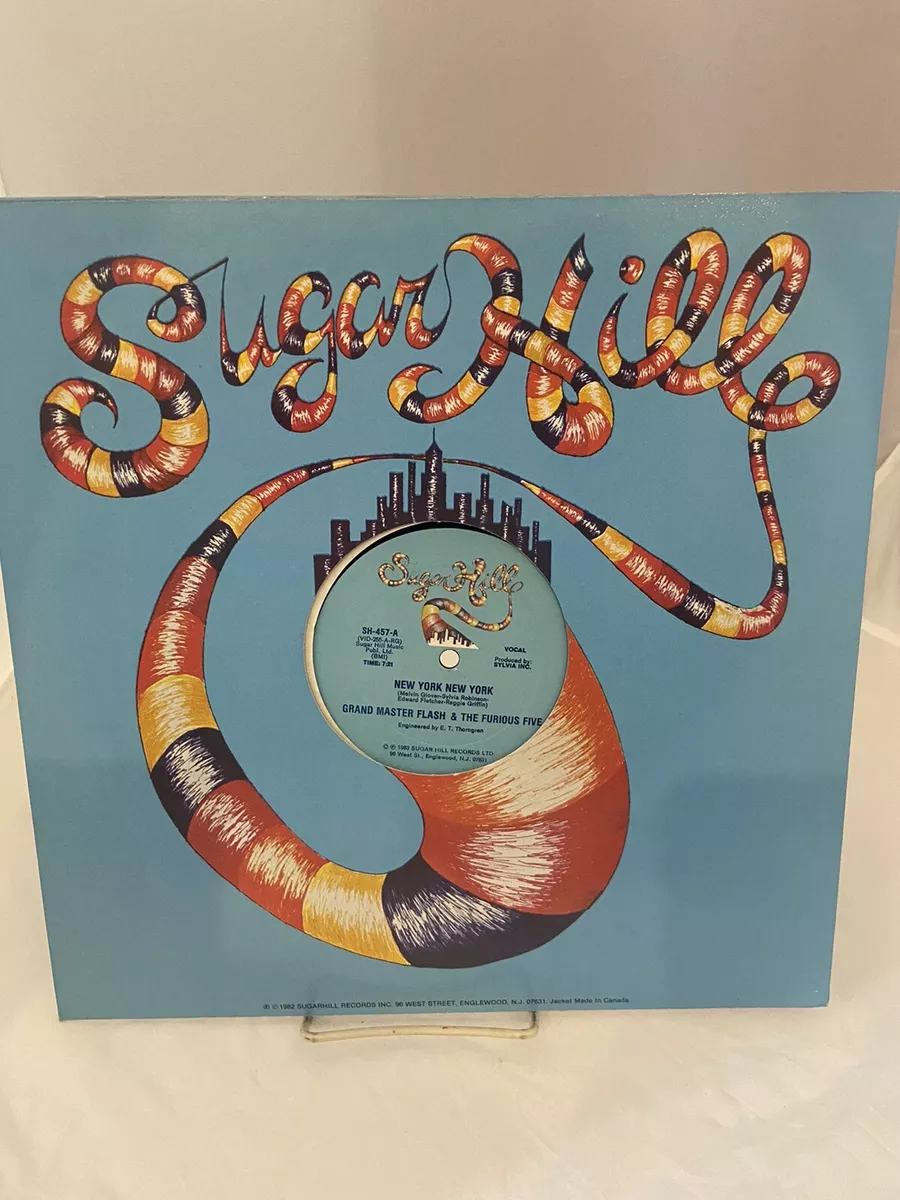 Grandmaster Flash and the Furious Five 12' Single with Original Record  Company