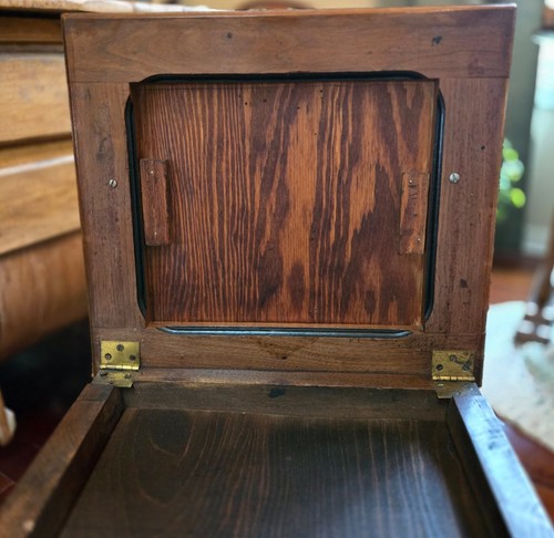 Gorgeous Antique Sewing Stool made by Colby & Wirts of Chicago 1869-1879 - Picture 10 of 24