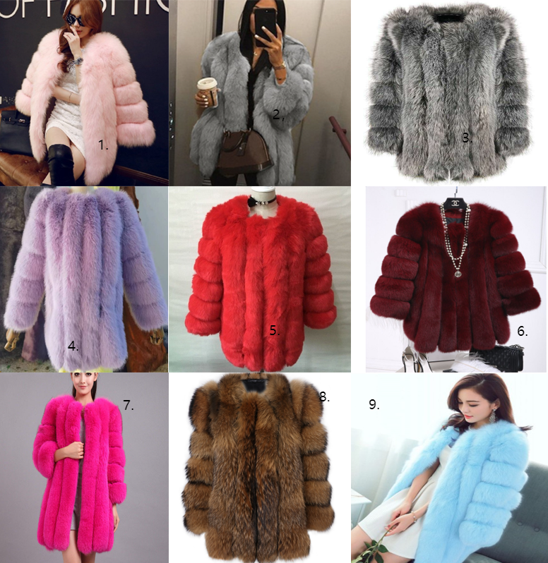 Women's Winter Thicken Faux Fur Coat Jacket Outwear Warm Fluffy Parka
