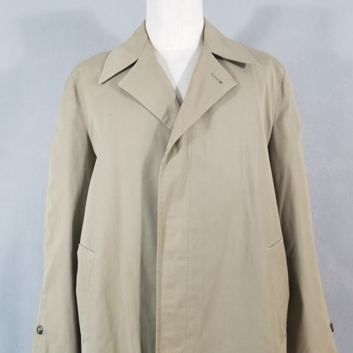 Domino-Dri Trench Coat Men's medium 40R All Weather Rain Vintage