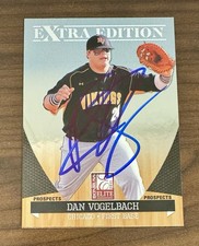2011 Panini Elite Extra Edition Dan Vogelbach In Person Autograph Rookie Card. rookie card picture