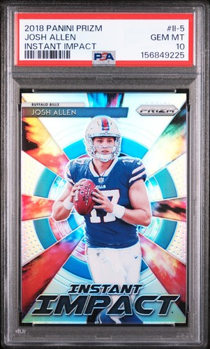2018 Panini Prizm #II-5 Josh Allen Silver Prizm PSA 10