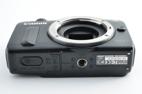 Canon EOS M Black 18.0 MP Mirrorless Digital Camera Body From Japan #259A - Picture 11 of 13