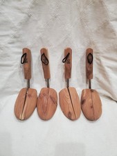 Lot Of 2 Pairs -SOF SOLE Shoe Tree Wood Split Toe Cedar - Size Large