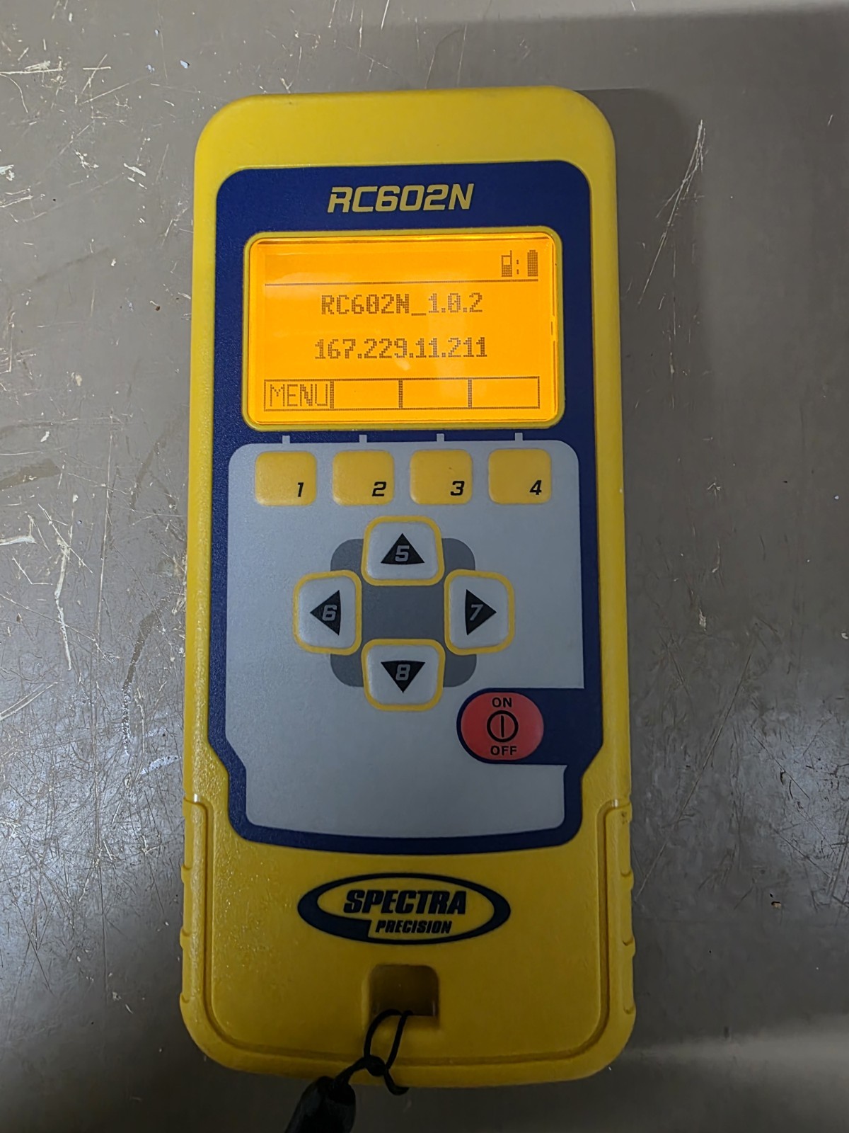Spectra RC602N Radio Remote Control for Spectra GL612N and GL622N Lasers