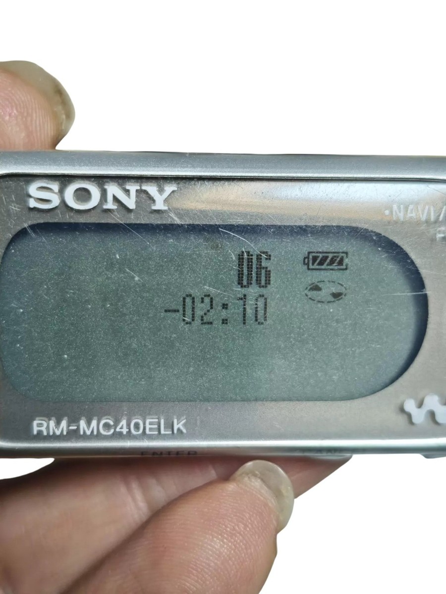 Remote Control RM-MC40ELK For SONY Walkman Hi-MD recorder MZ-NH1