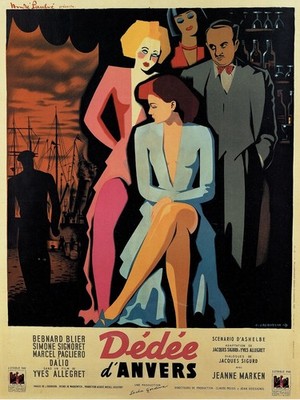 Dedee D Anvers Französisch 1947 Kleines Filmplakat Kunstdruck Neon Poster Fandom Cente