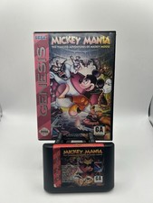 Mickey Mania  The Timeless Adventures of Mouse  Sega Genesis No Manual Tested