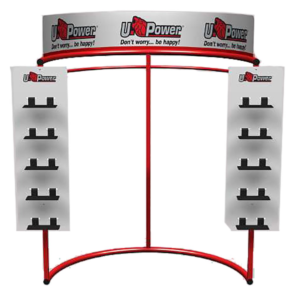 ESPOSITORE PER ABBIGLIAMENTO/CALZATURE U-IRON FORNITO VUOTO -CM116X75XH160