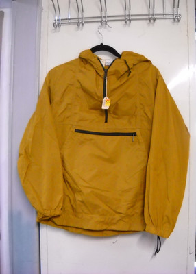 Vintage Kelty Anorak Wind Breaker Rain Jacket Zip Up Golden Brown Size XS