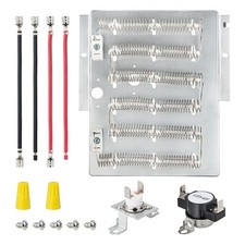 Dryer Replacement Heating Element Kit for Speed For Queen and For Amana Models