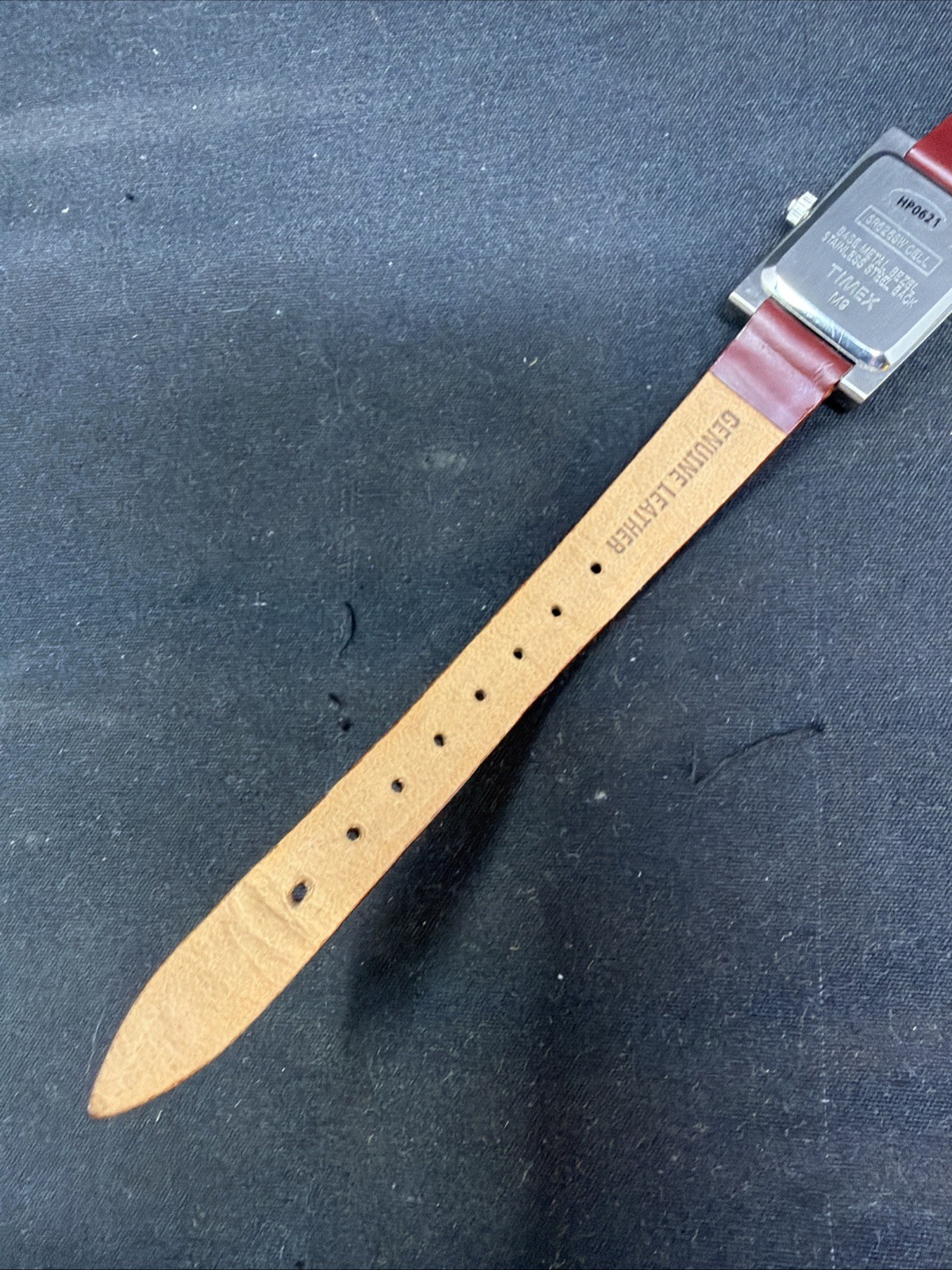 Timex M9 Quartz Rectangular Watch, Silver Case, B… - image 9