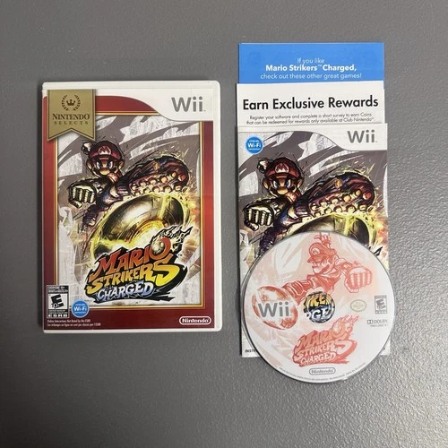 Mario Strikers Charged - Nintendo Wii Complete CIB