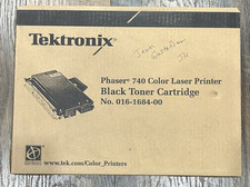 Tektronix Black Toner Cartridge 016-1684-00 for Phaser 740 Color Laser Printer