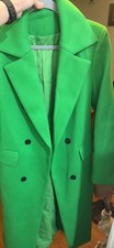 Green Full Length Women  s Coat