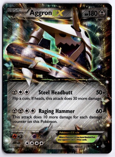Aggron-EX 93/160 XY Primal Clash Ultra Rare Holo