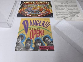 High Speed World&rsquo;s #1 Pinball (Nintendo NES) Complete in Box + R. Card & Inserts