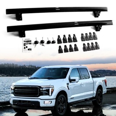 2PCS Crossbar Fits For Ford F-150 2021-2026 Roof Racks Cross Bar Roof Black