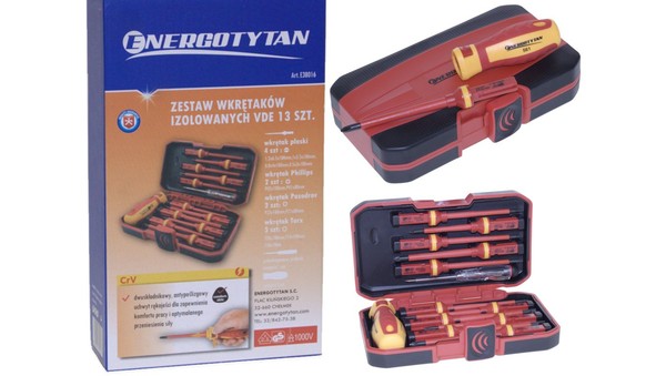 5906745605034 WkrĘTaki Izolowane DLA Elektryka -1000V - 13 Sztuk / E38016 -ZESTA-image