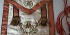Vintage 1955 Satin Masonic Apron Embroidered — photo 2