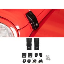 Pair Hood Latches Locking Catch Lock Kits For Jeep Wrangler Jk Jl Jt Pair Hood Latches Locking Catch Lock Kits For Jeep Wrangler Jk Jl Jt
