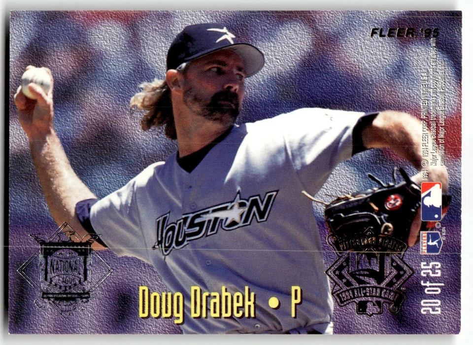Fleer #20 1995 Mike Mussina/Doug Drabek All-Stars Foto 2 de 2