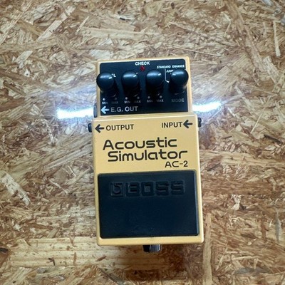 BOSS AC-2 Acoustic Simulator Guitar Effects Pedal Tested Working excellent++