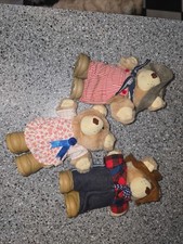 Bundle of 3 Vintage Furskins Bears 8 Teddy Bear 1986