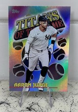 2026 Topps Series One Aaron Judge #TOG-3 Titans Of The Game New York Yankees MVP
