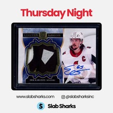 2017 UPPER DECK THE CUP #LL-EK ERIK KARLSSON LIMITED LOGOS PATCH AUTO /25