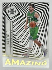 2020-21 Illusions Luka Doncic White Gold Amazing Acetate SP Insert 3 Lakers Rare