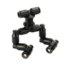 10X  Reptilien Fogger Nebel Sprenger Regen Wald Tank 360 Einstellbares Aqua3842