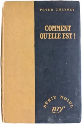 Comment Qu elle Est PETER CHEYNEY Etat Correct Buch