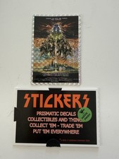 1984 Ghostbusters Prismatic Original Movie Sticker Collectible w/Sleeve - RARE