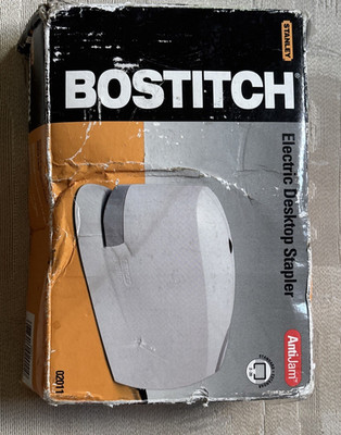 New Bostitch 02011 Impulse Electric Staple Stapler Plus A Box Of Staples - White