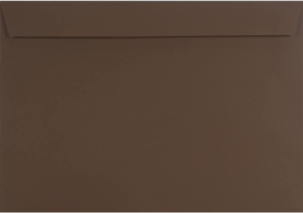 10 Farbige BriefumschläGe Braun Din C4 22,9 X 32,4 Cm 120G Design UmschläGe Groß-image
