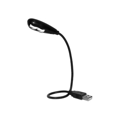 USB Reading Lamp with 2 LED Lights and Flexible Gooseneck - 2 Brightness Sett...
