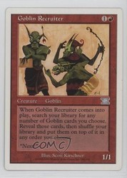 Goblin Recruiter #186 Classic Sixth Edition MTG
