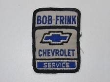 VTG Bob Frink Chevrolet Sacramento CA Dealership Patch Badge Tag Decal Service