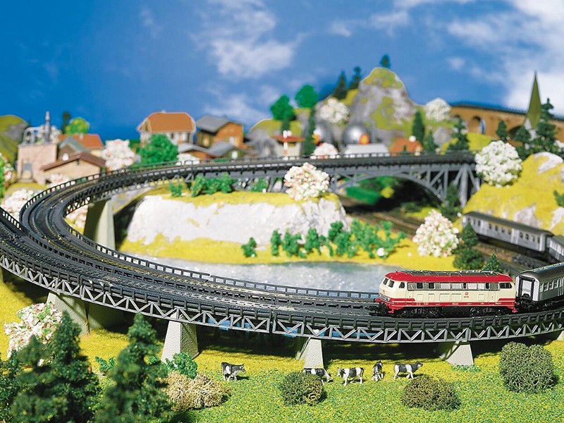 Rampe courbe N 1/160 Faller 222542 pour circuit ferroviaire à voie unique
